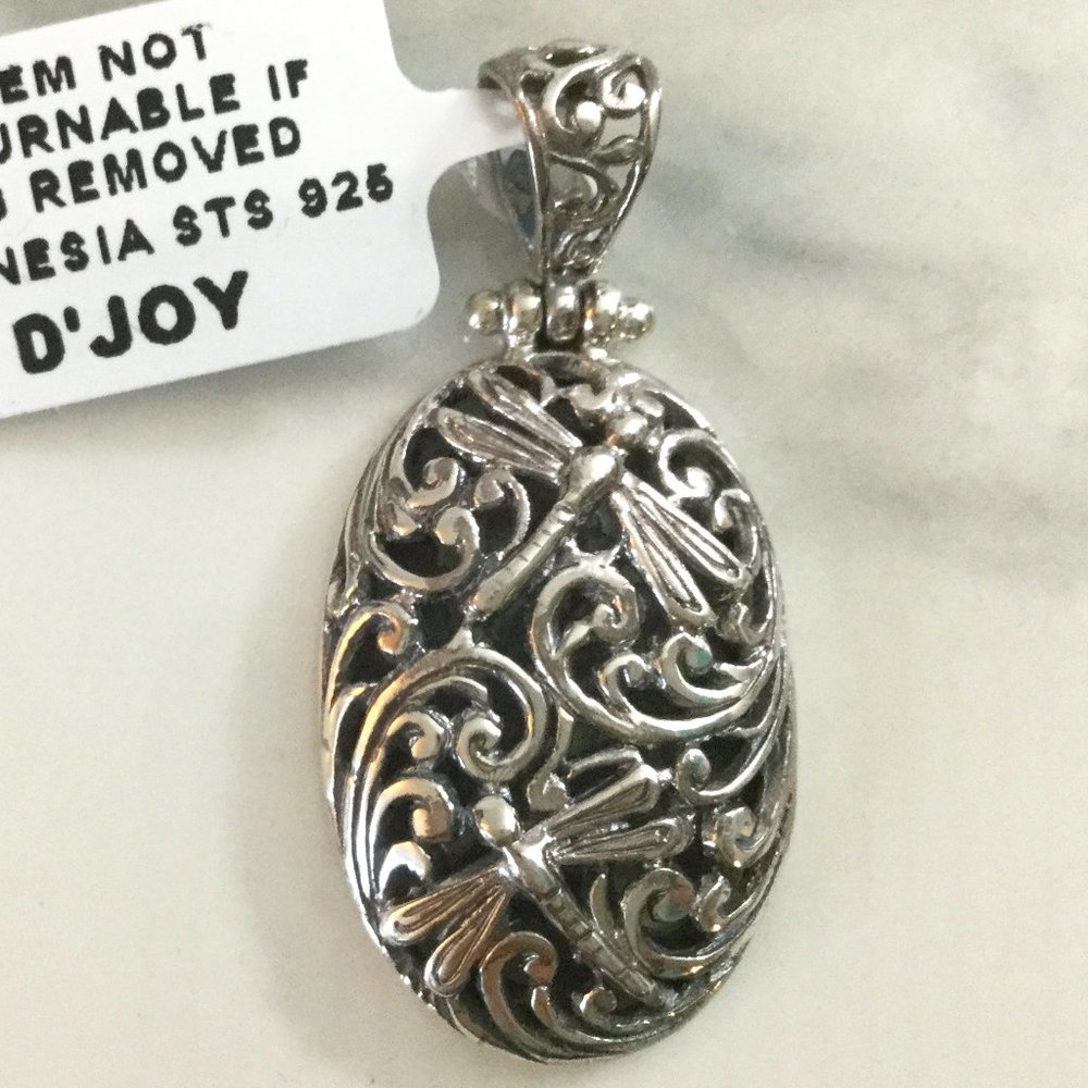 Silver Filigree Scrollwork Necklace - image 2
